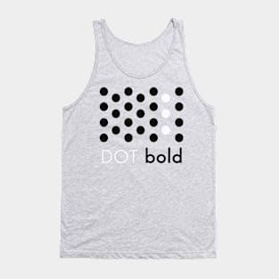 Dot bold white Tank Top